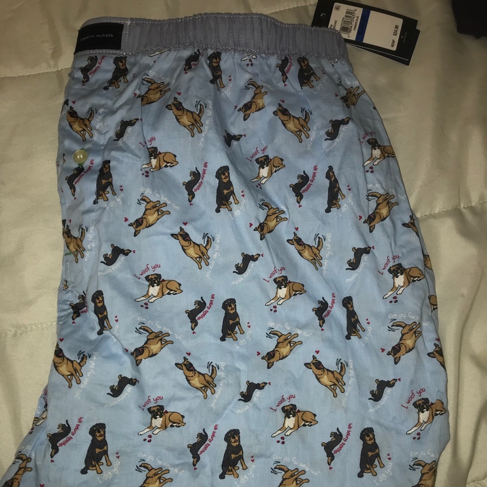 Blue boxers